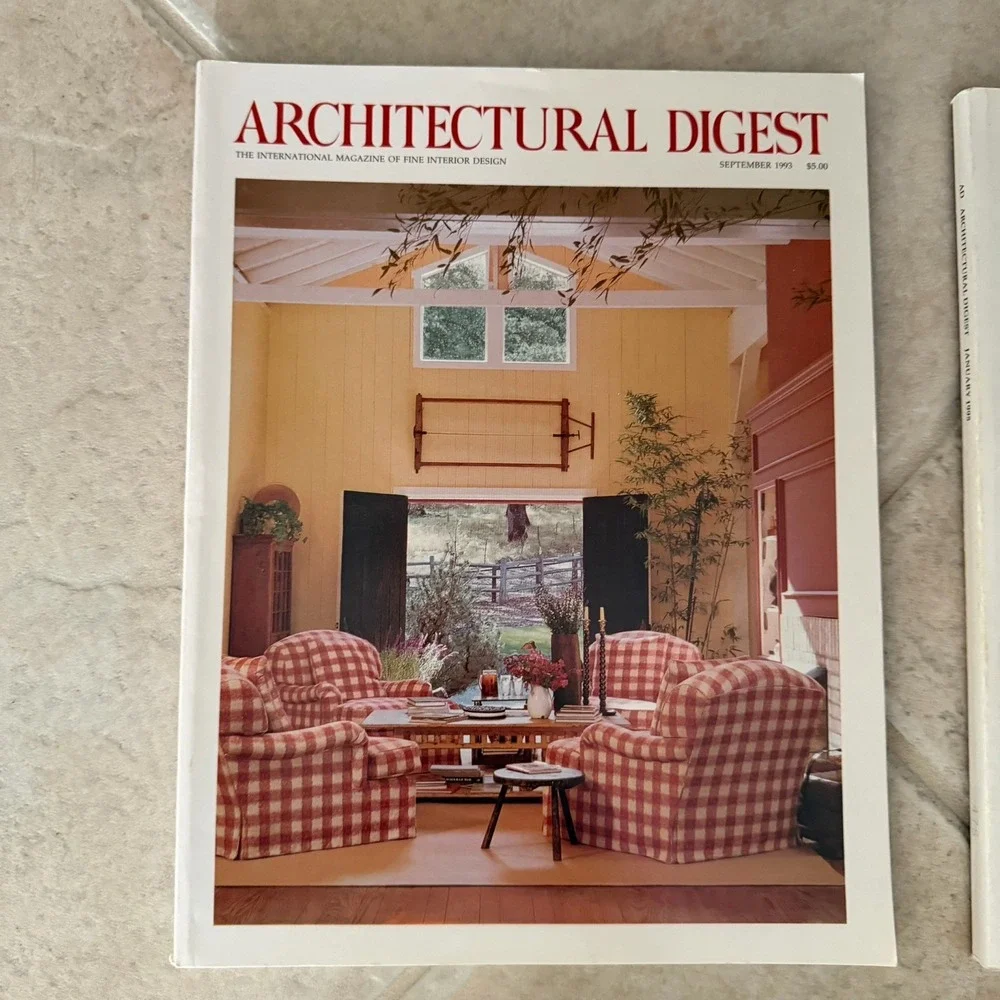 Vintage 1993-1996 Architectural‎ Digest Magazine Lot Of 5